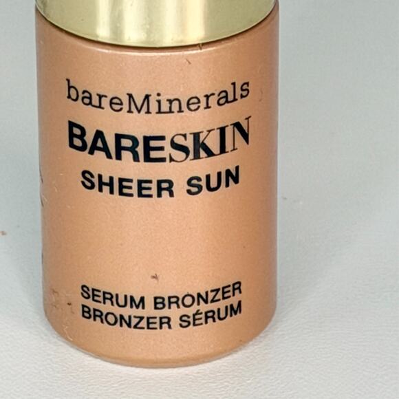 BareMinerals BareSkin Sheer Sun Serum Liquid Bronzer Travel .1 fl oz 3 ml New - Picture 2 of 4